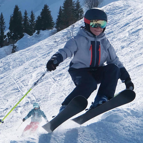 Freeriding-Latzhose für Kinder 