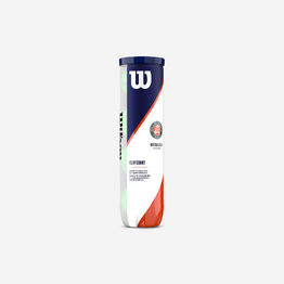 Balle de tennis wilson roland garros clay *4 jaune control