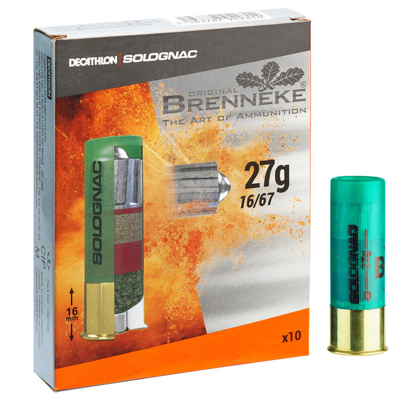 BALLE BRENNEKE CALIBRE 16 X 10 .