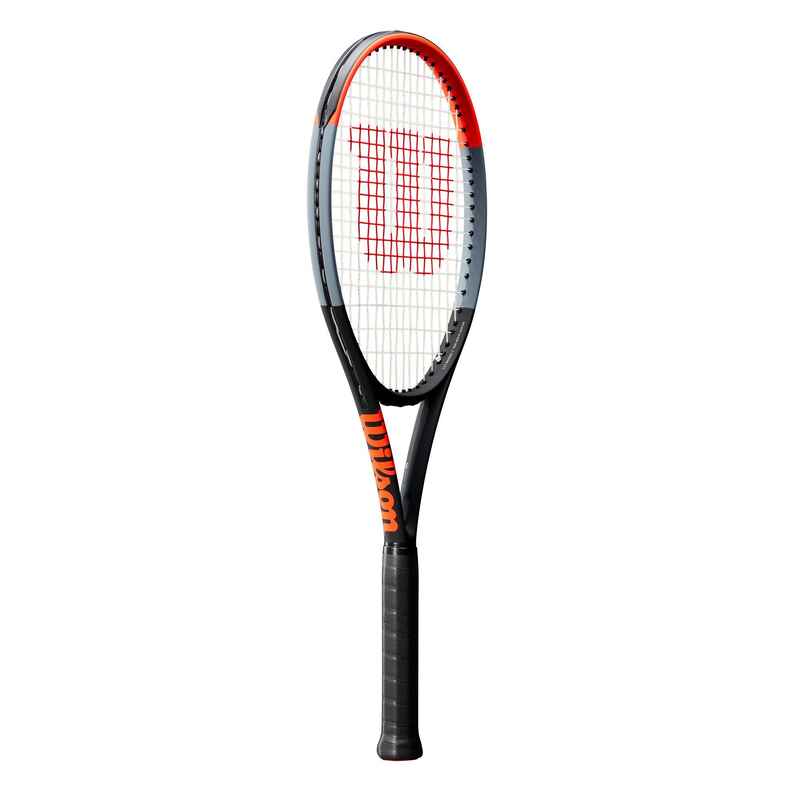 Adult Tennis Racket Clash 100L Grey/Red Unstrung Decathlon