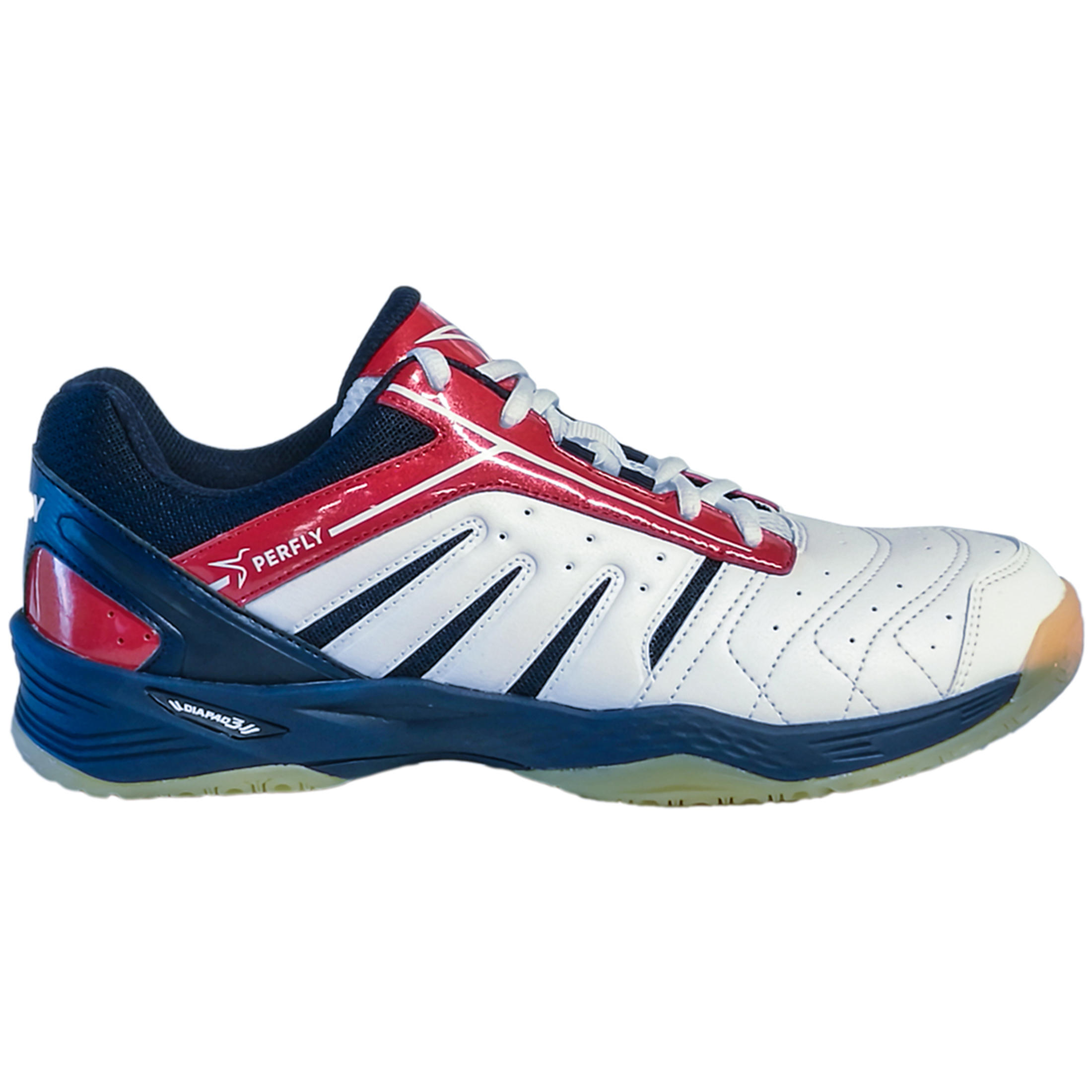 MEN BADMINTON SHOES BS 560 LITE WHITE RED 3/28