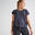 Women's Fitness Cardio Training T-Shirt 120 - Navy Blue Print