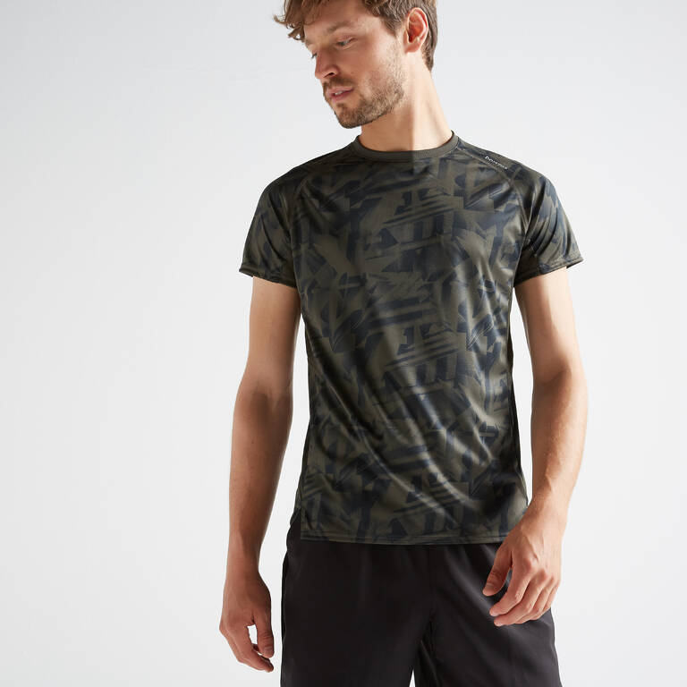 Men's Occasional Fitness T-Shirt - Khaki