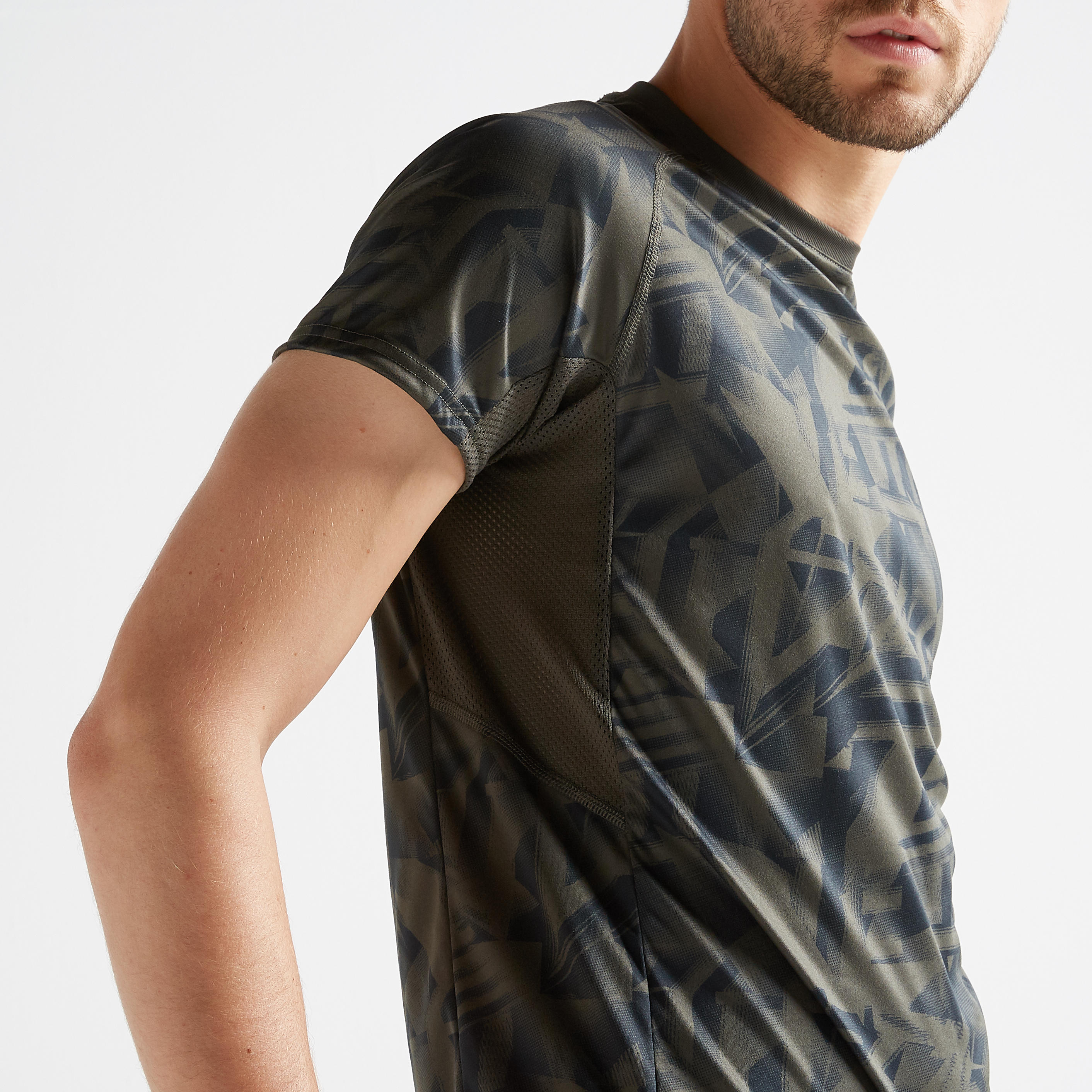 FTS 120 Fitness Cardio Training T-Shirt - Khaki 4/9