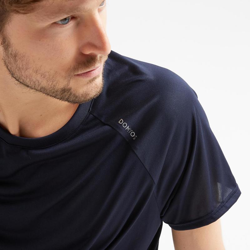 Erkek Lacivert Tisort Fitness Kardiyo Fts100 Domyos By Decathlon