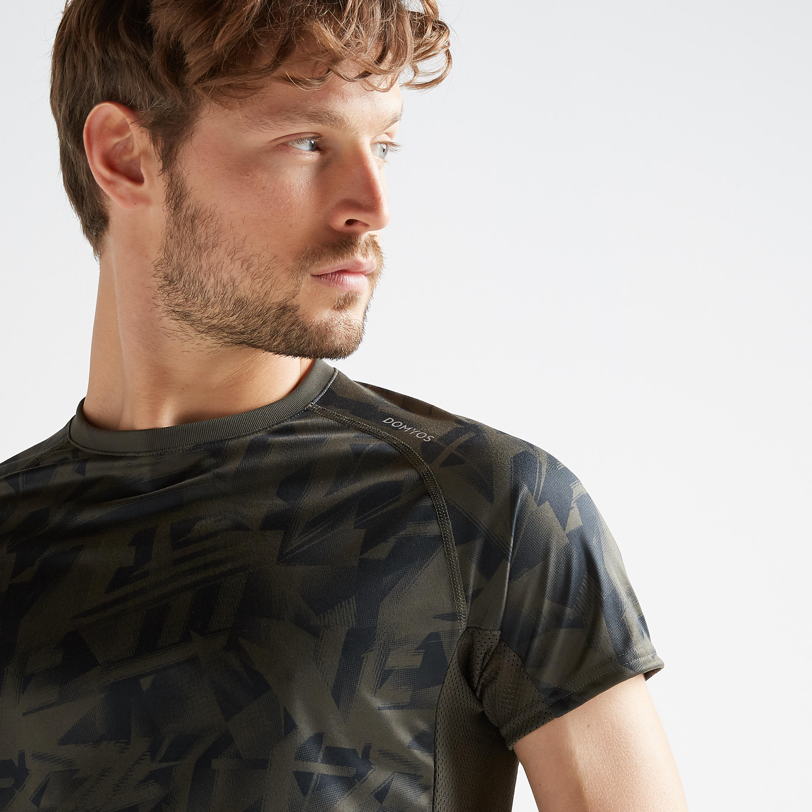 FTS 120 Fitness Cardio Training T-Shirt - Khaki 3/9