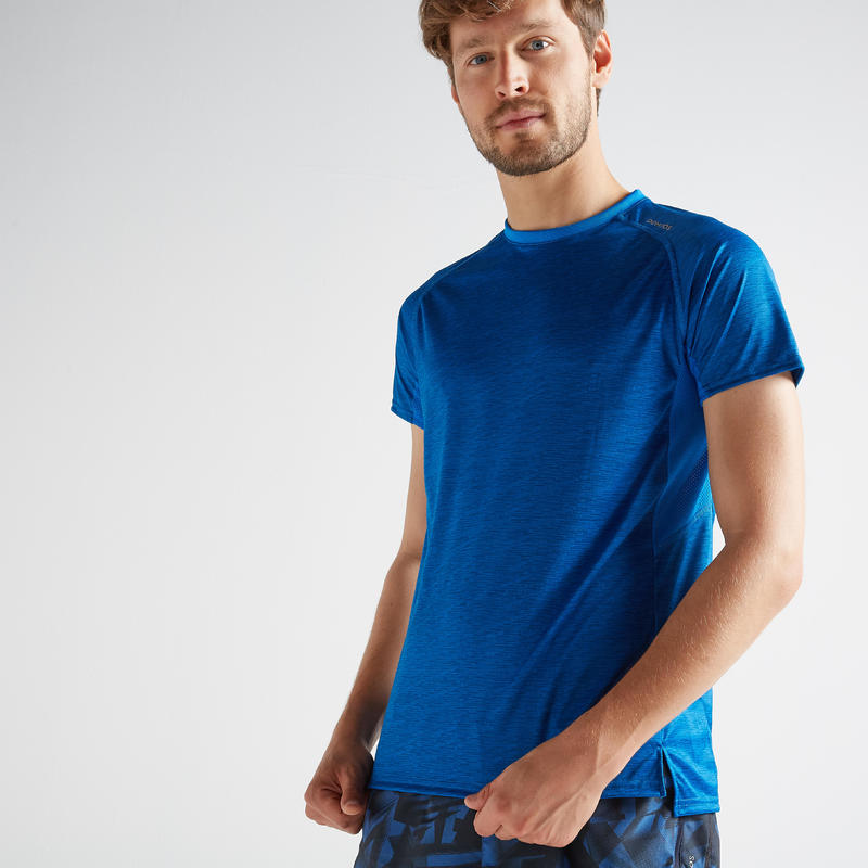 FTS 120 Fitness Cardio Training T-Shirt - Mottled Blue FTS 120 Fitness Cardio Training T-Shirt - Mottled Blue