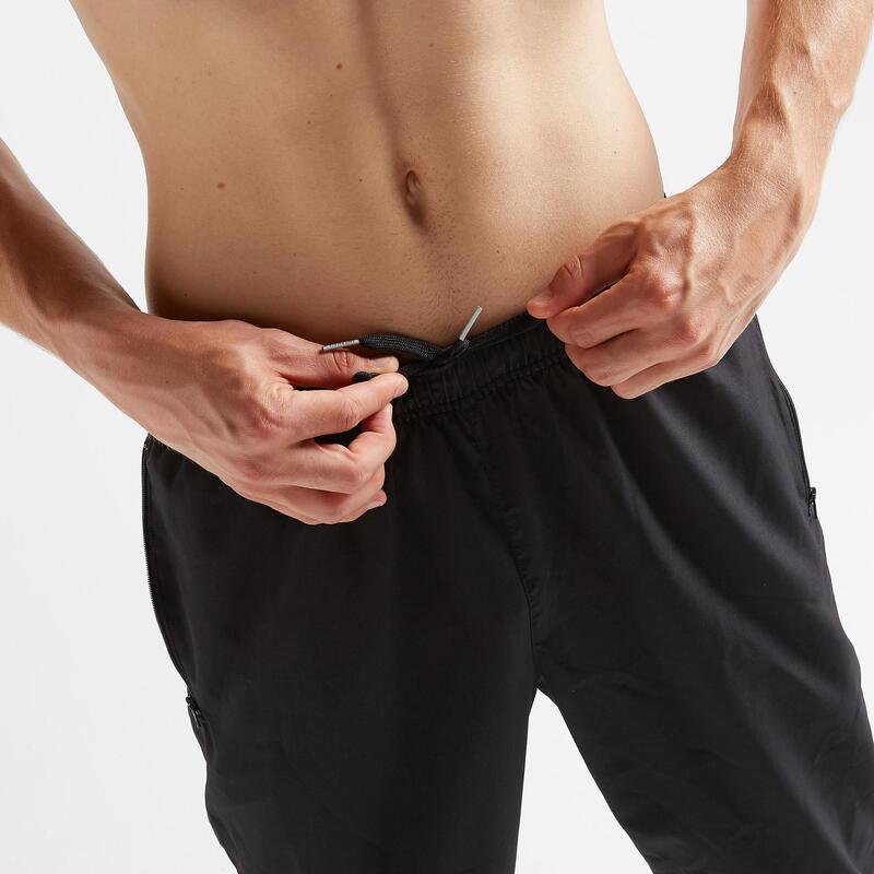 Pantalón cardio fitness training hombre FPA 120 negro