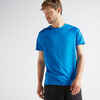 T-shirt fitness cardio training homme bleu 100