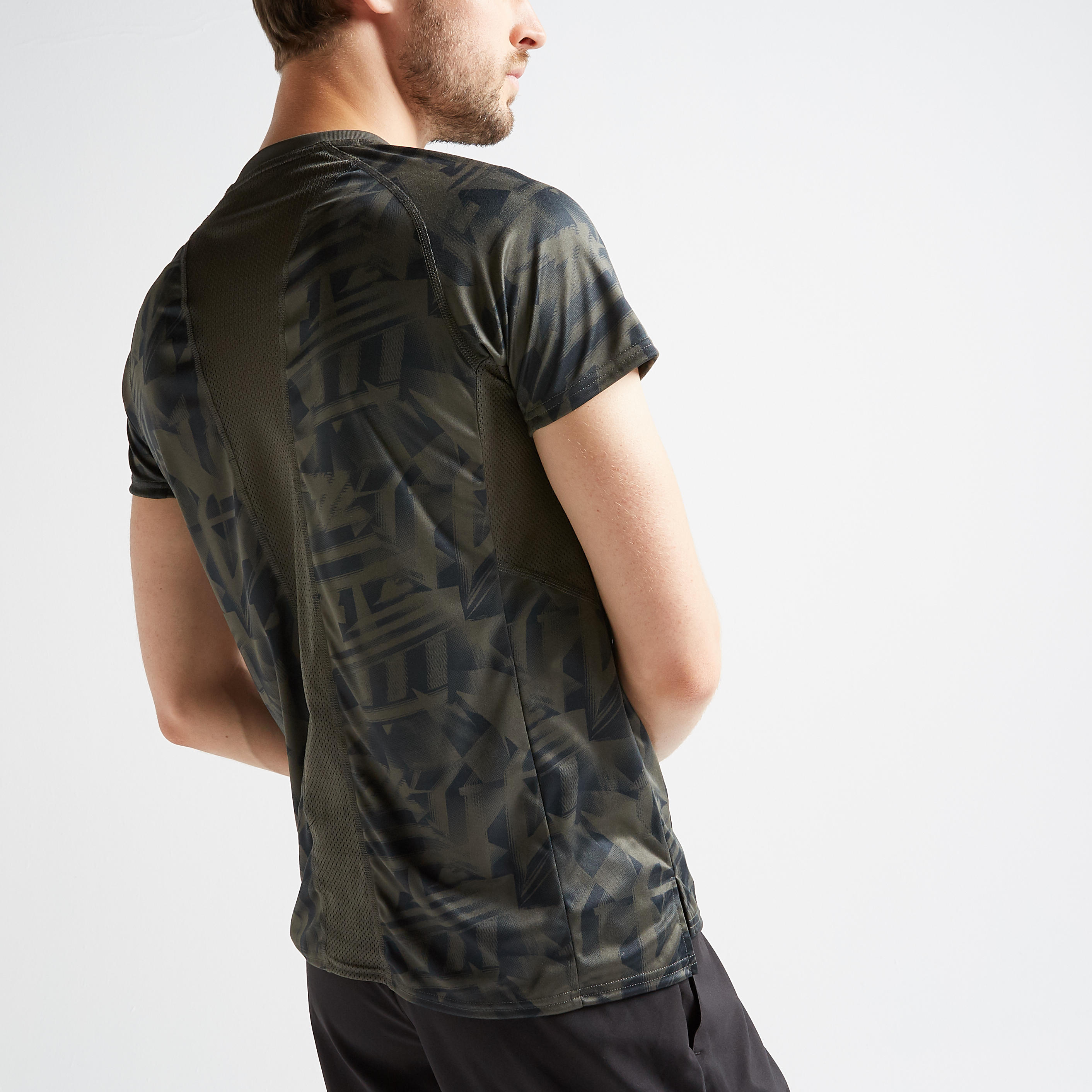 FTS 120 Fitness Cardio Training T-Shirt - Khaki 5/9