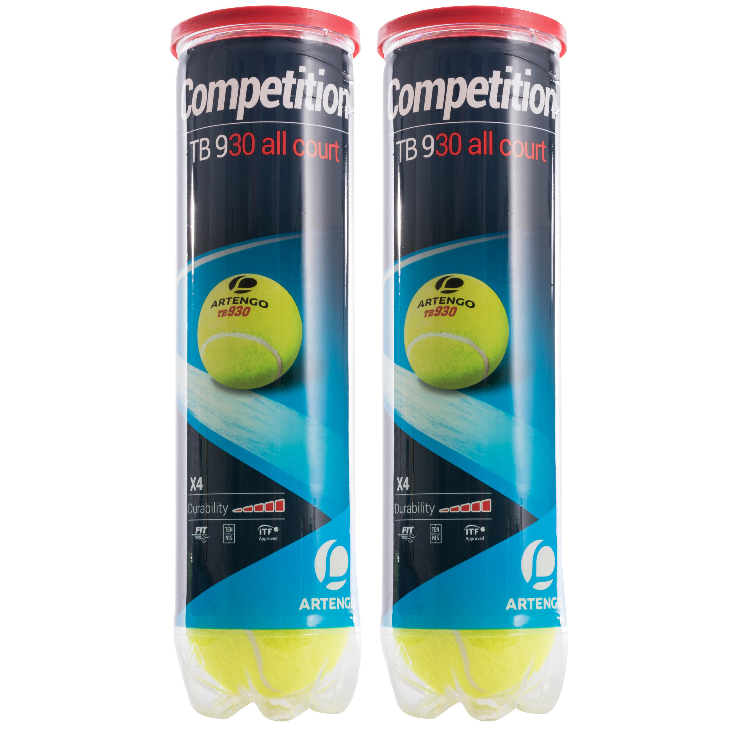 Tennis Ball TB930 Speed 4-Pack - Yellow 2/10