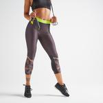 Domyos Fitness legging 7/8 500 voor dames, print