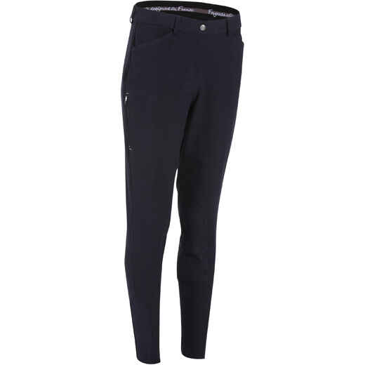 
      Pantalon équitation femme BR500 basanes marine
  