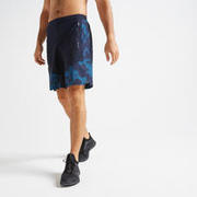 Men's Zip Pocket Regular Fitness Short - Blue