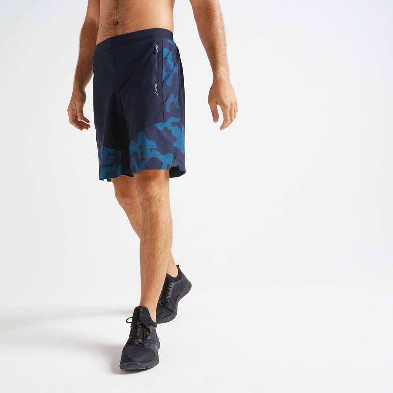 FITNESS CARDIO CONFIRMED MAN OUTFIT Clothing - FST 500 Shorts - Blue DOMYOS - Bottoms