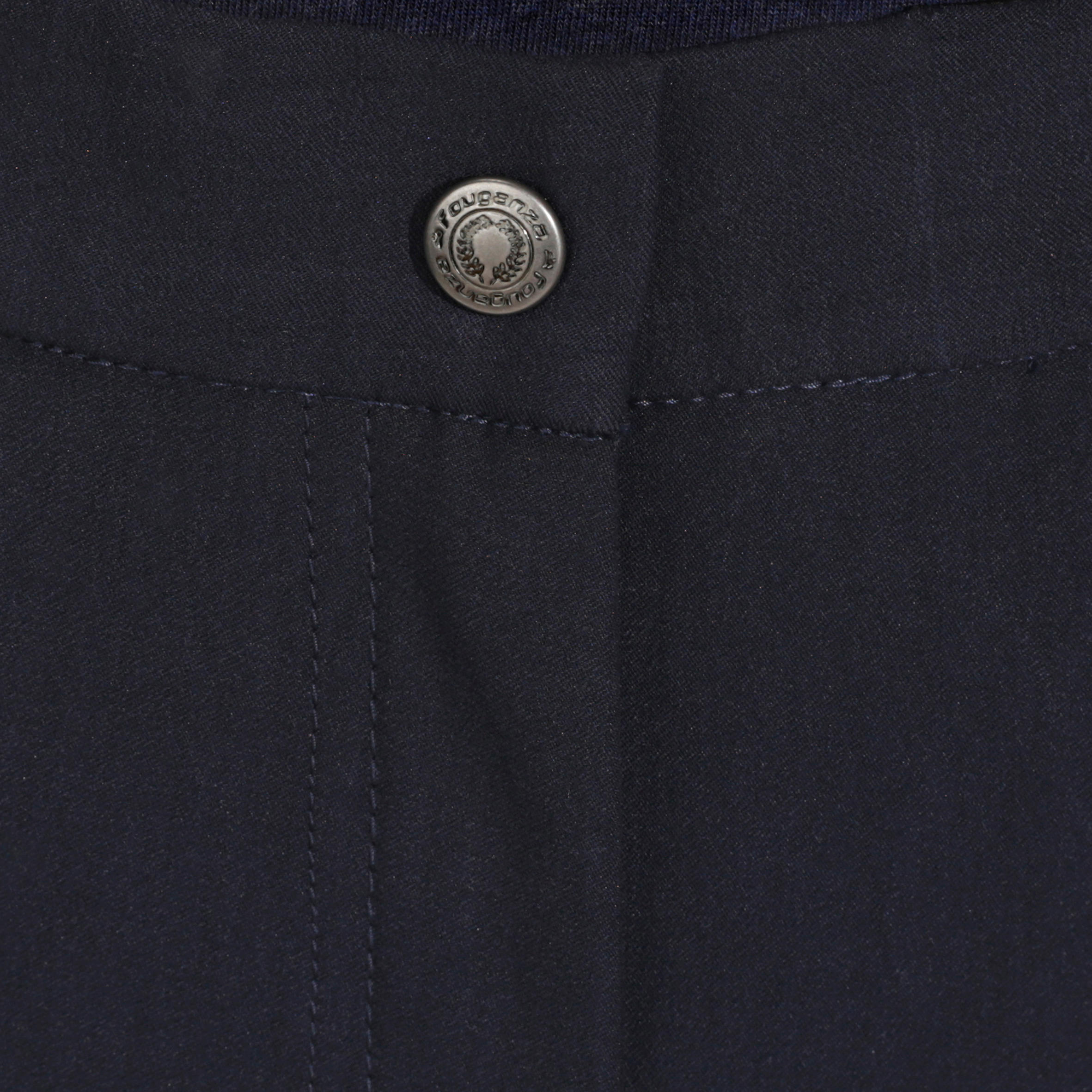 Pantalón equitación mujer BR500 badanas Azul marino  9/34