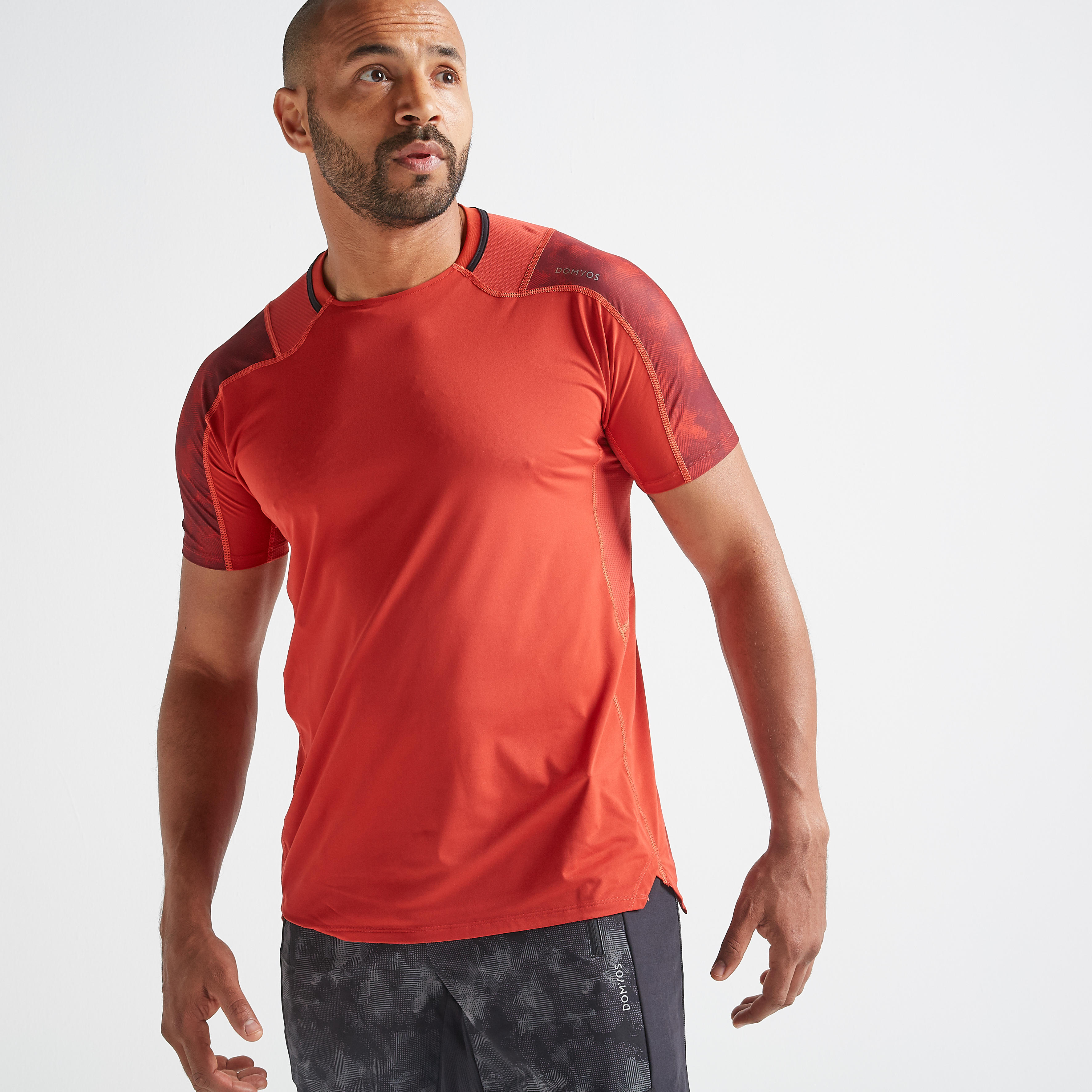camisetas crossfit hombre rojas