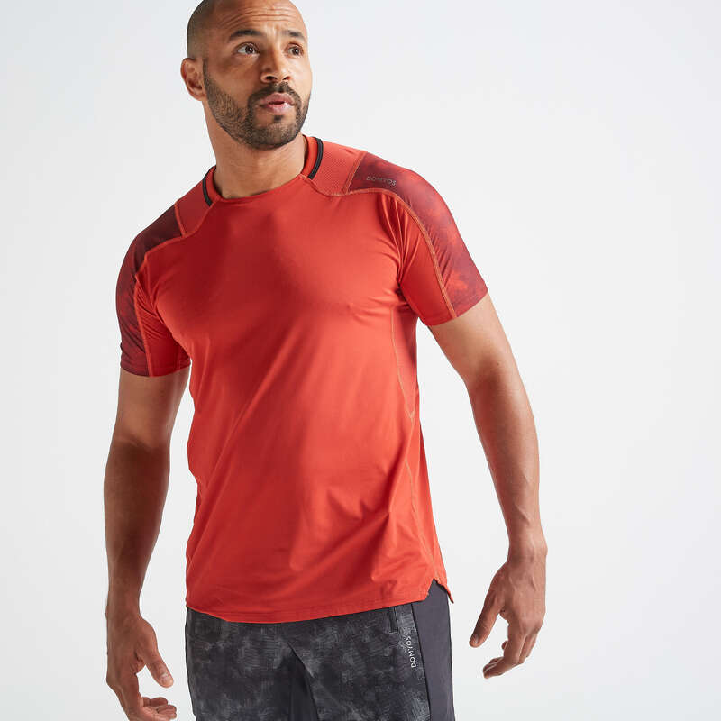 DOMYOS FTS 500 Fitness Cardio Training T-Shirt - Red ...