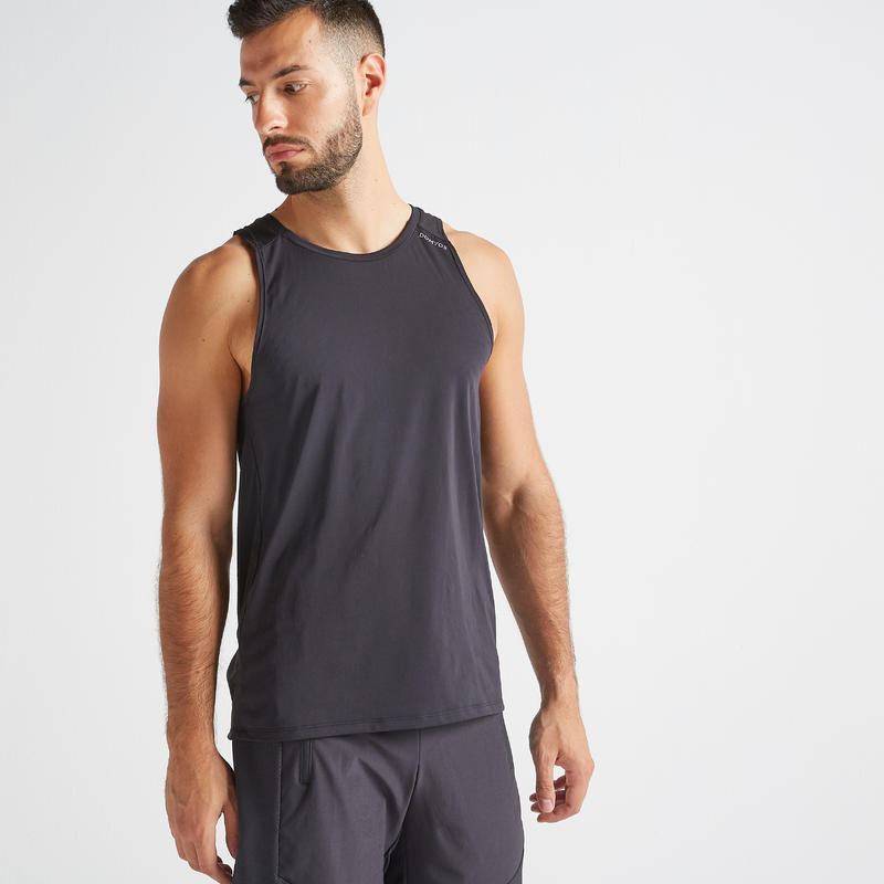 Erkek Siyah Sporcu Atleti Fitness Kardiyo 500 Domyos By Decathlon