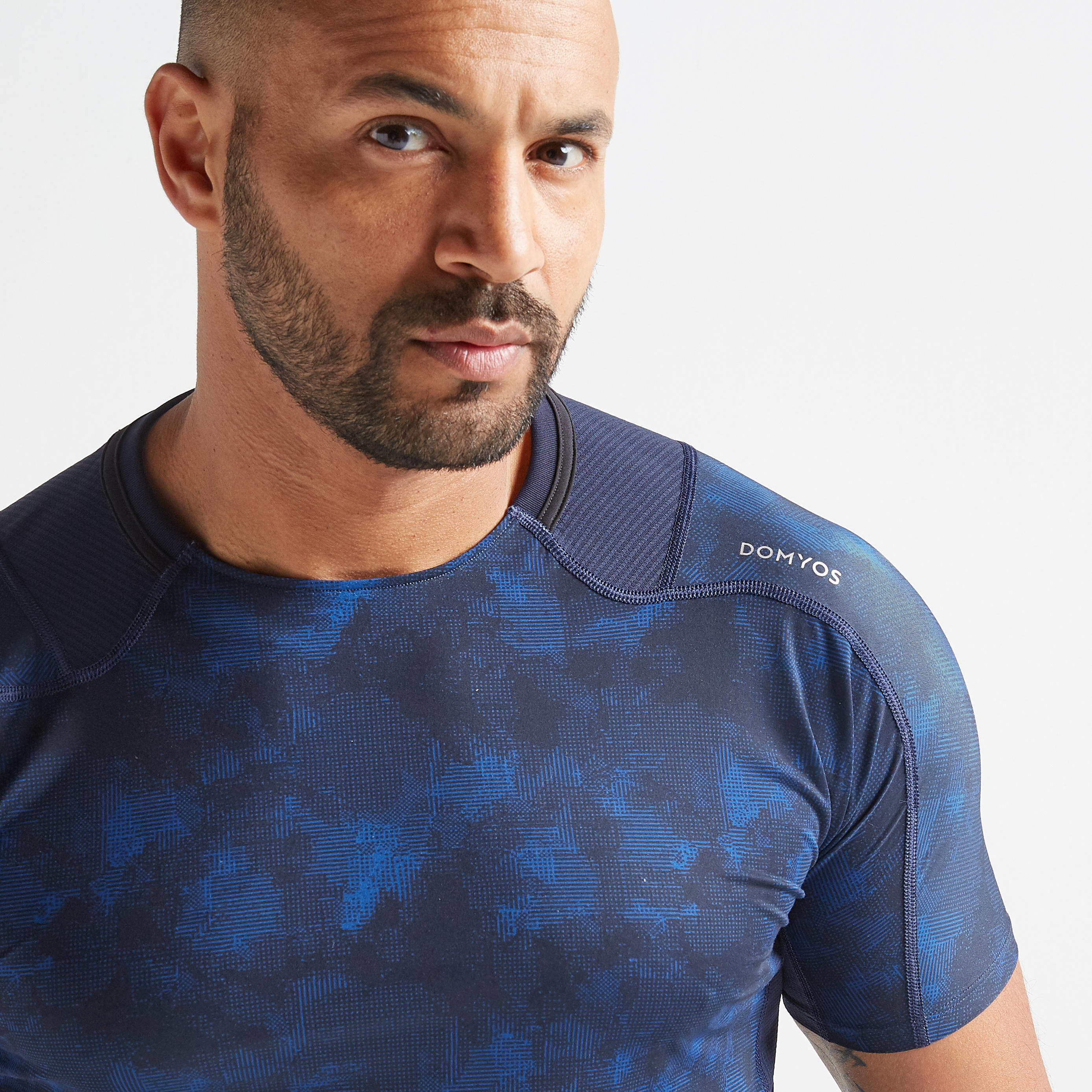 FTS 500 Fitness Cardio Training T-Shirt - Blue 3/6