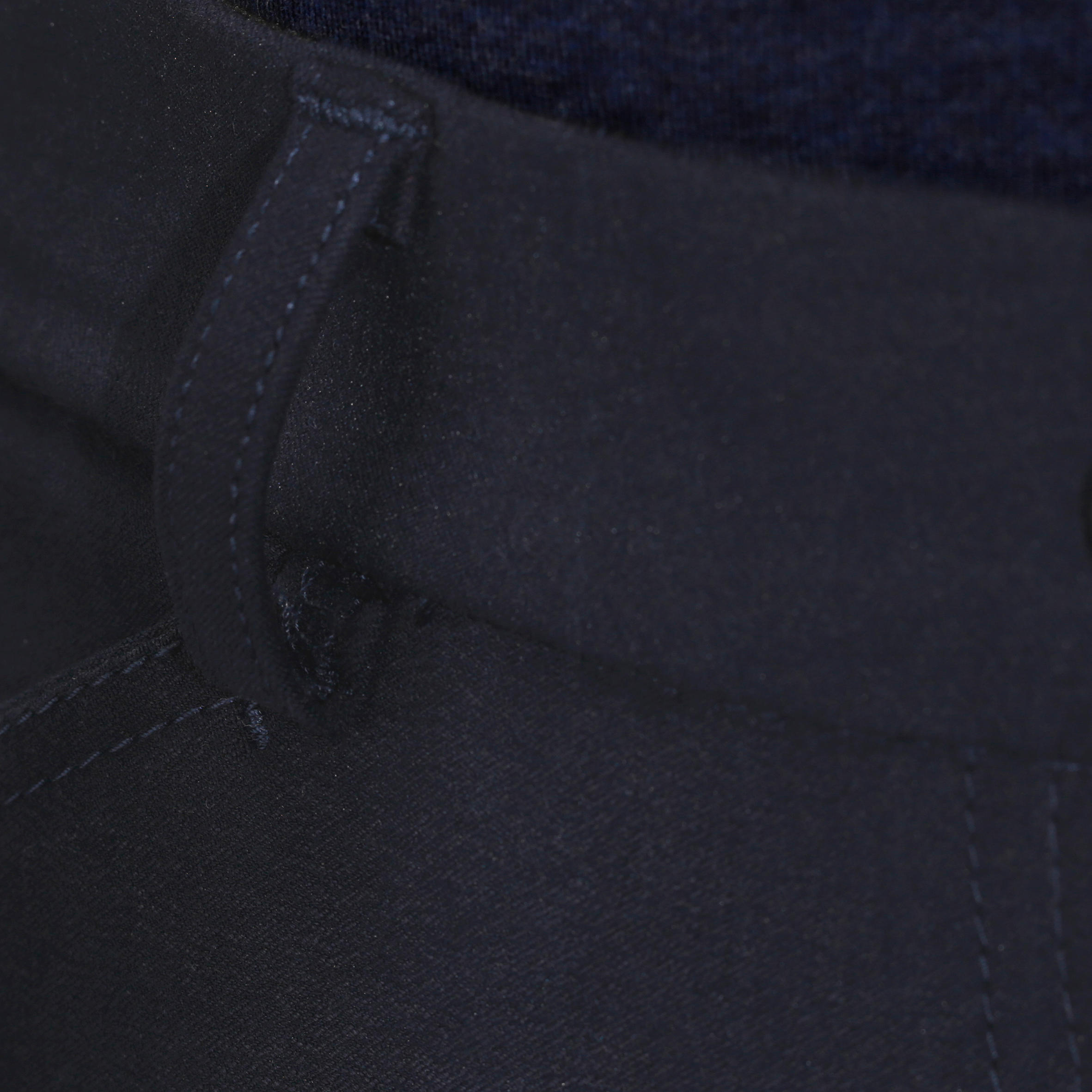 Pantalón equitación mujer BR500 badanas Azul marino  14/34