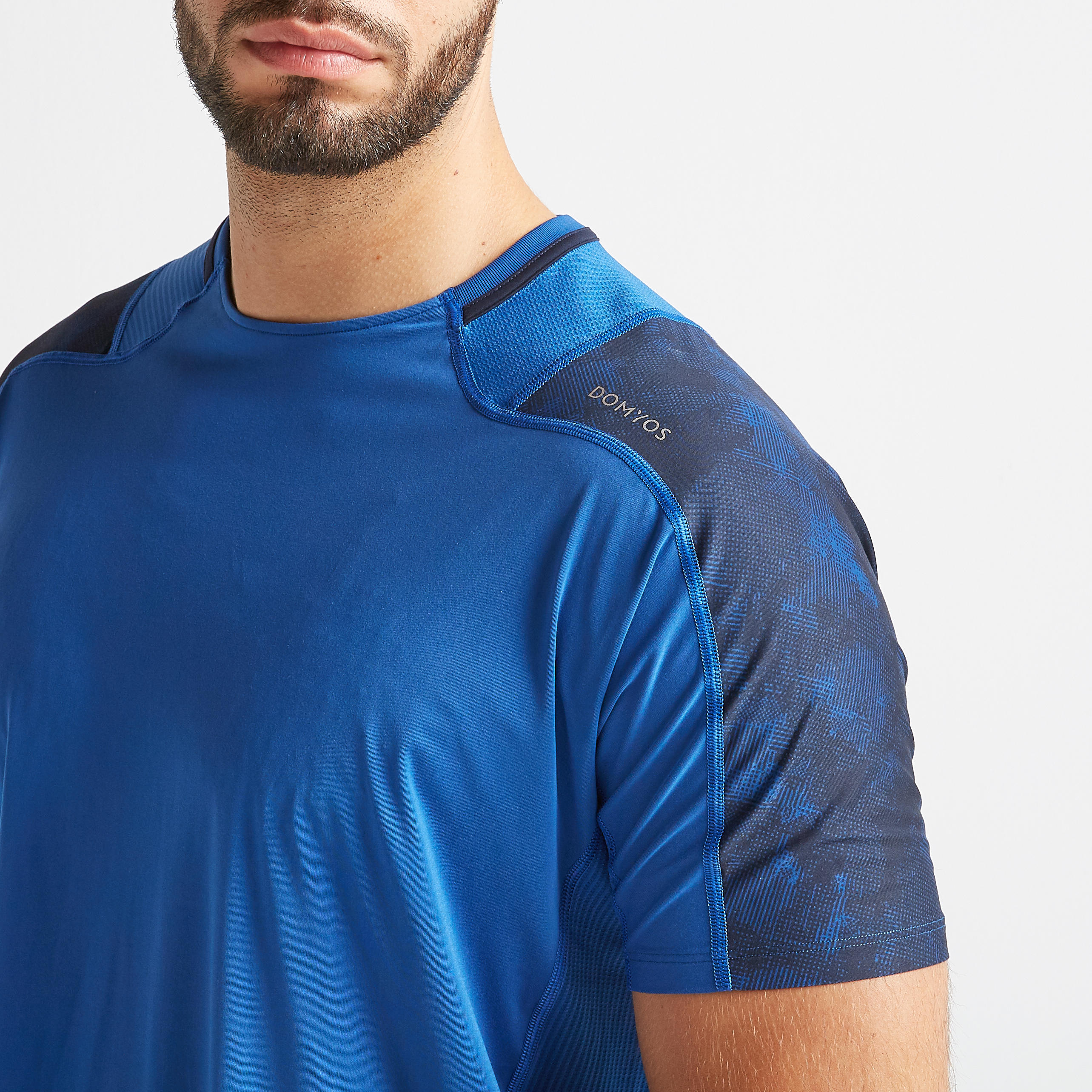 FTS 500 Cardio Fitness Cardio Training T-Shirt - Blue 3/6