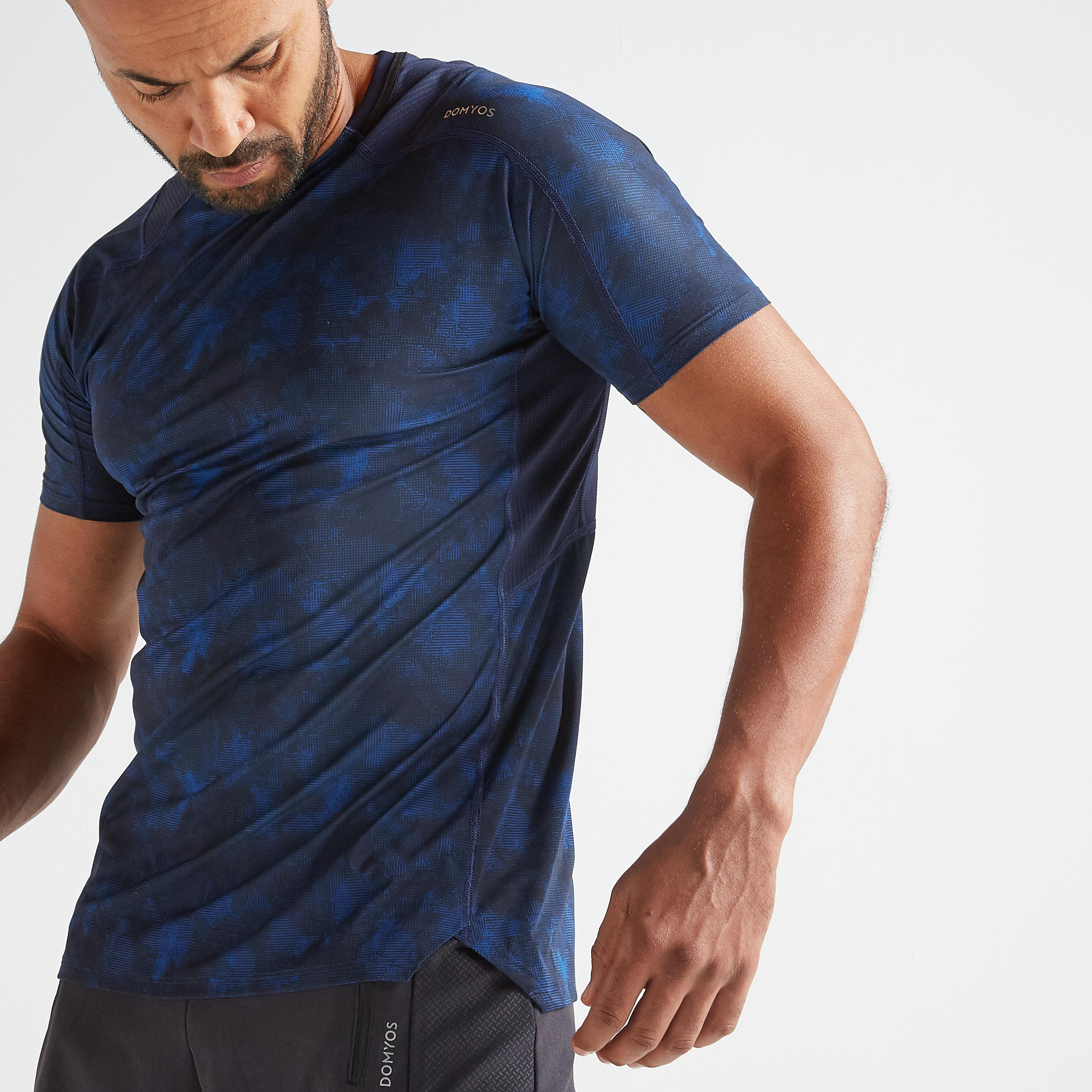 FTS 500 Fitness Cardio Training T-Shirt - Blue 4/6