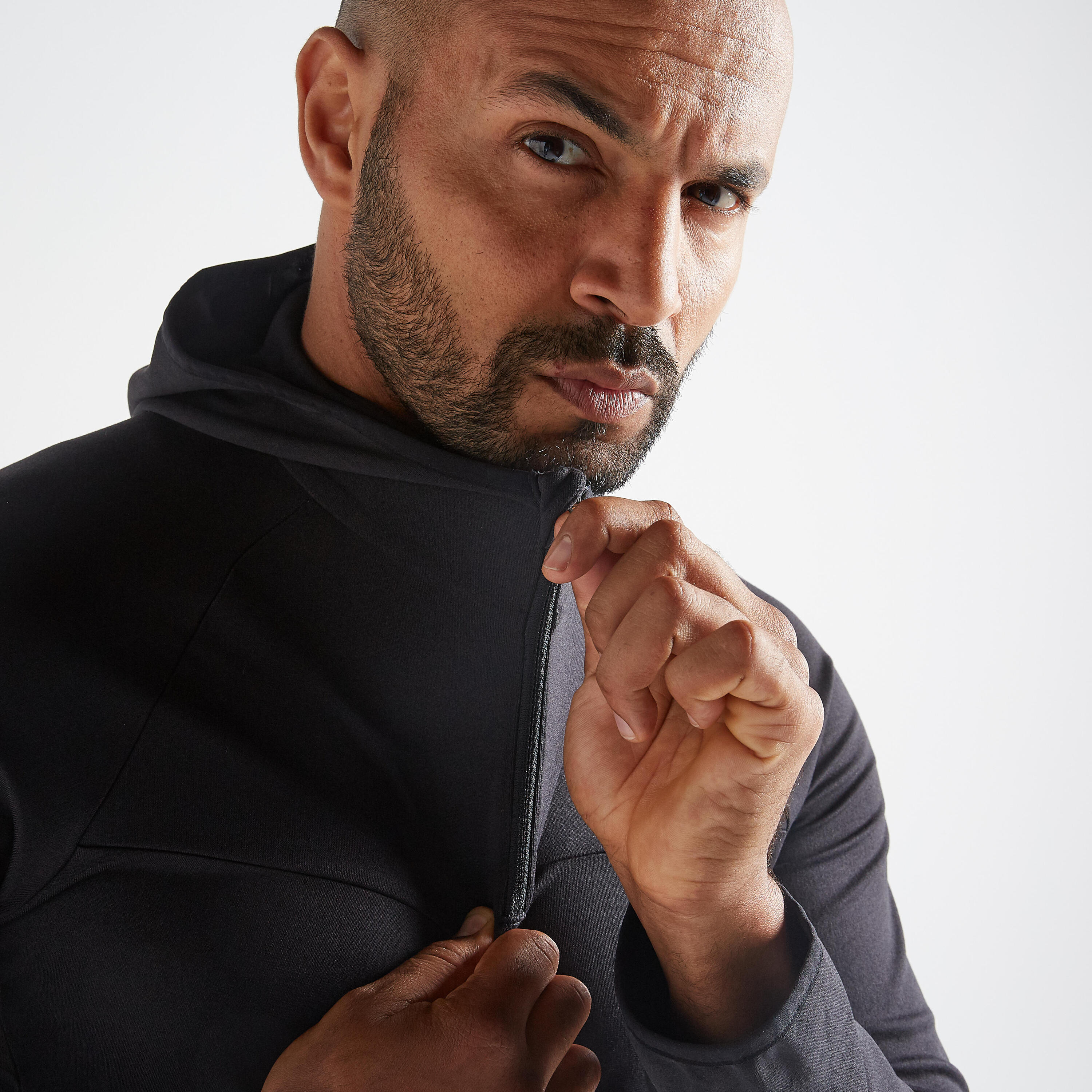 FSW 500 Cardio Fitness Sweatshirt - Black 3/7