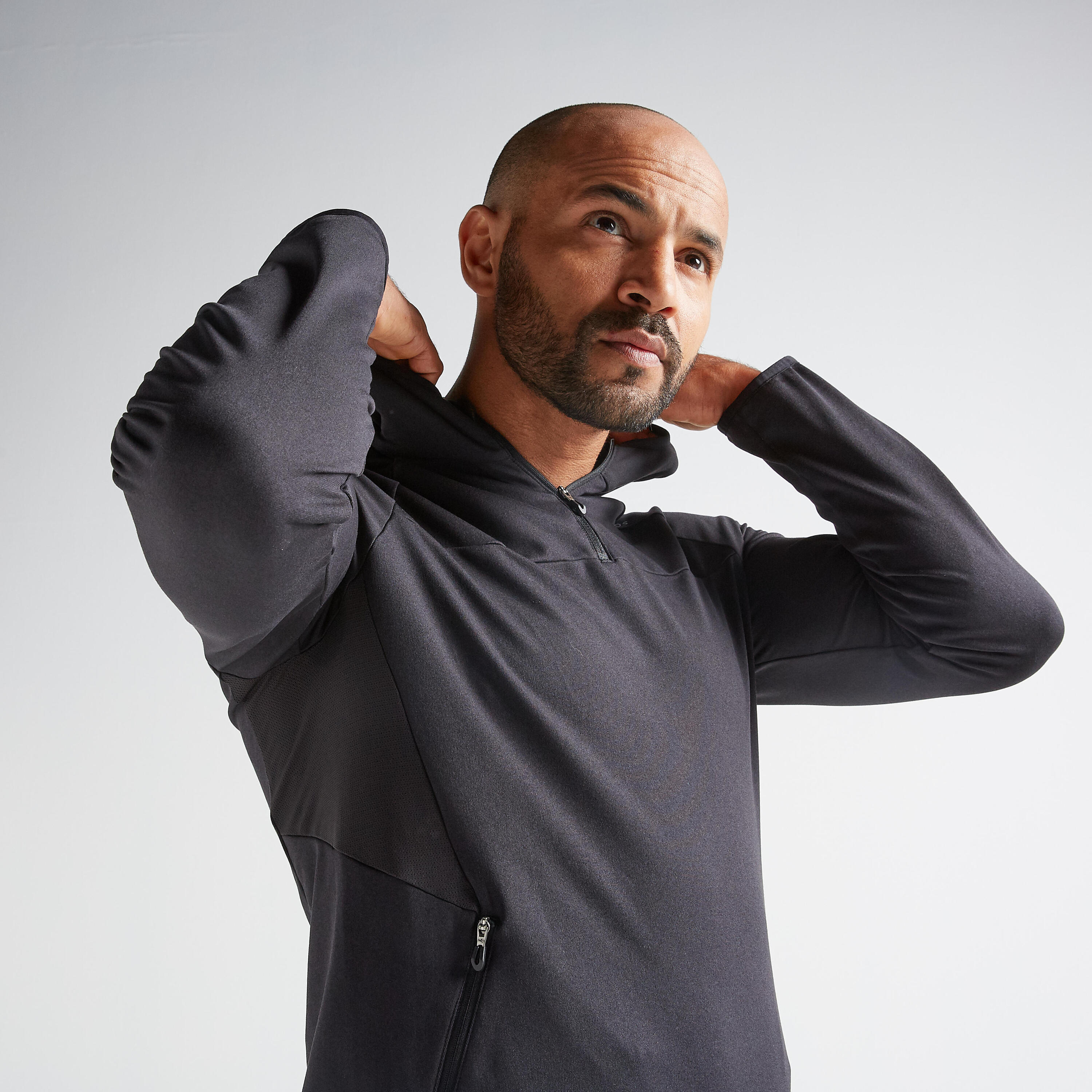 FSW 500 Cardio Fitness Sweatshirt - Black 5/7