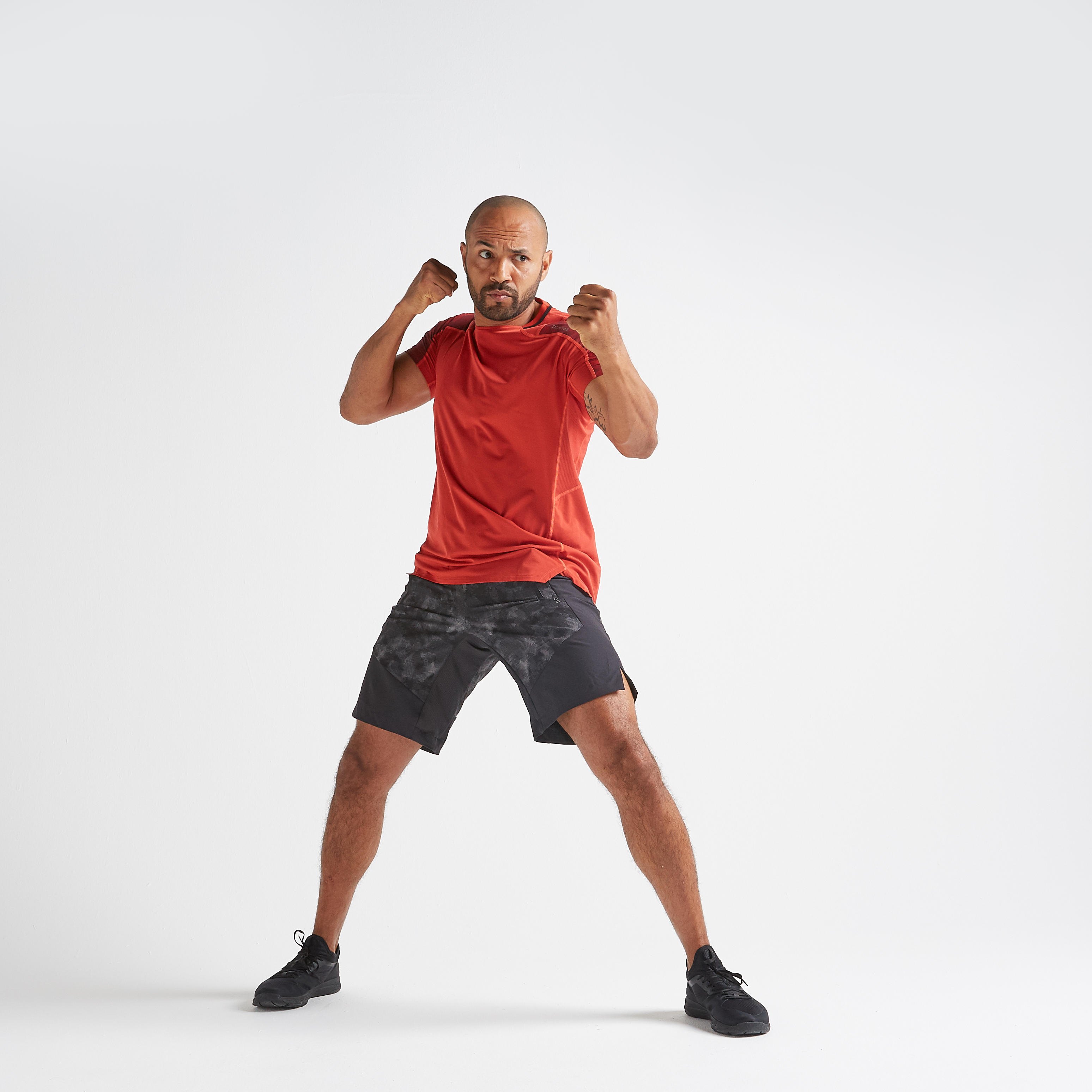 

FTS 500 Fitness Cardio Training T-Shirt - Red -  By DOMYOS | Decathlon