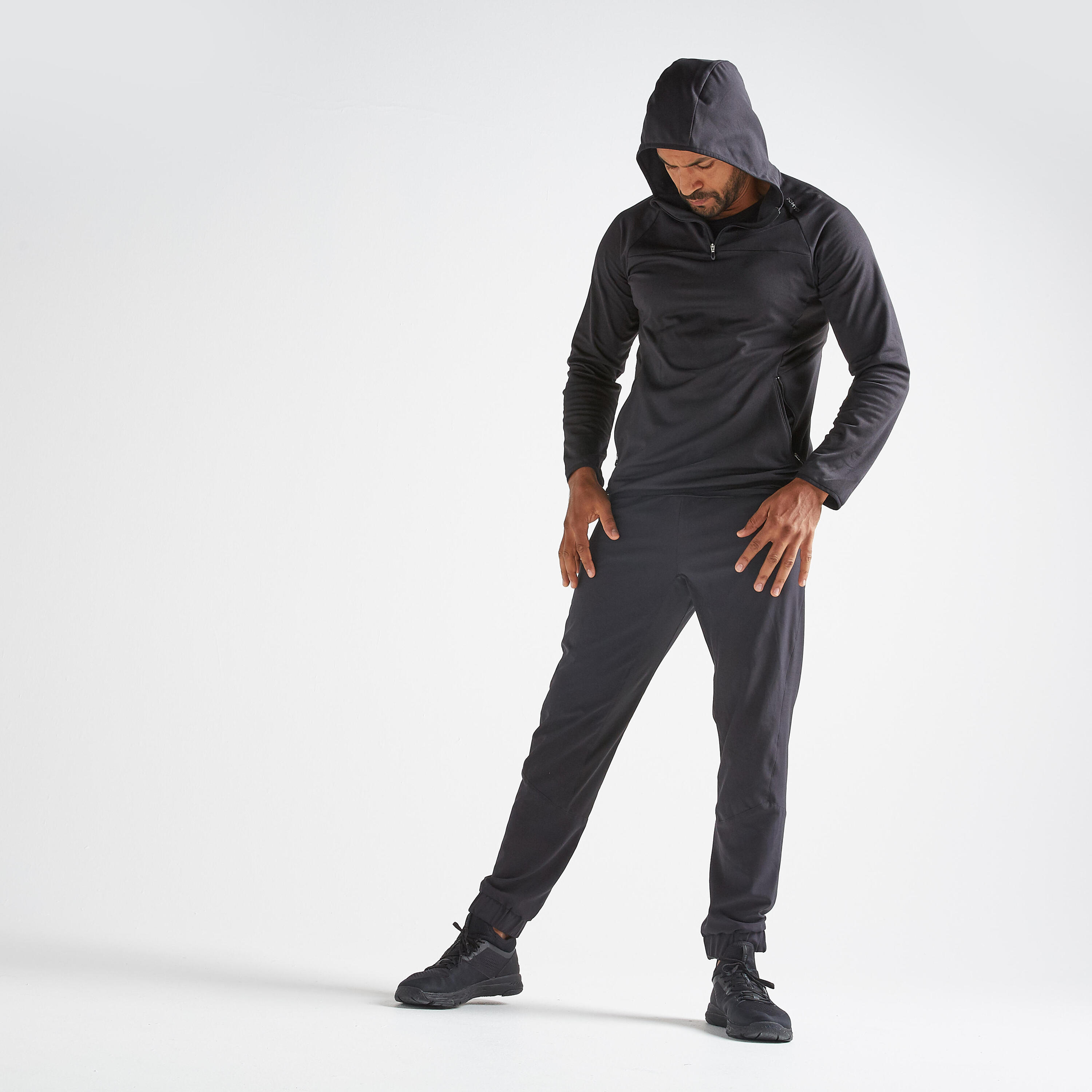 FSW 500 Cardio Fitness Sweatshirt - Black 2/7