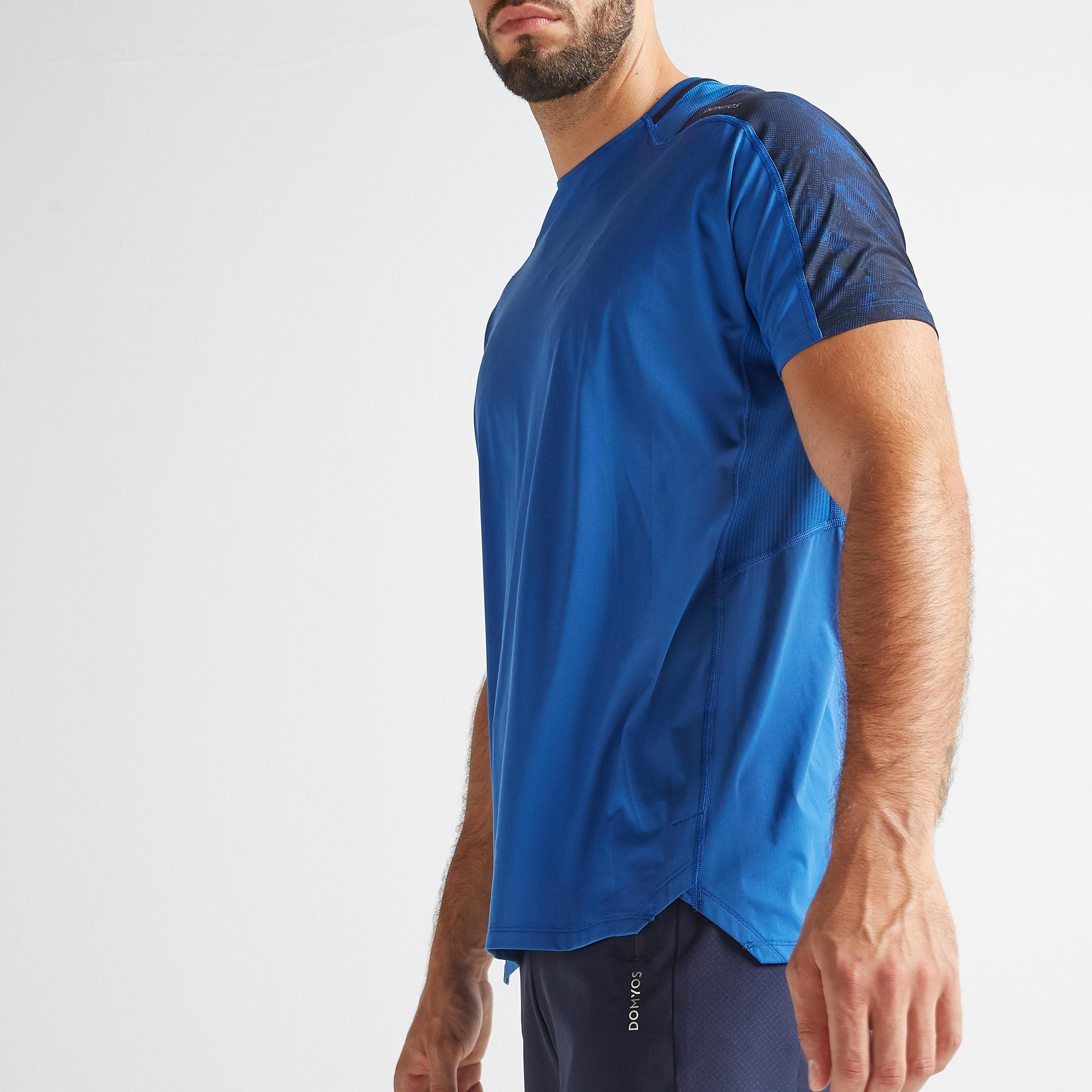 FTS 500 Cardio Fitness Cardio Training T-Shirt - Blue 4/6