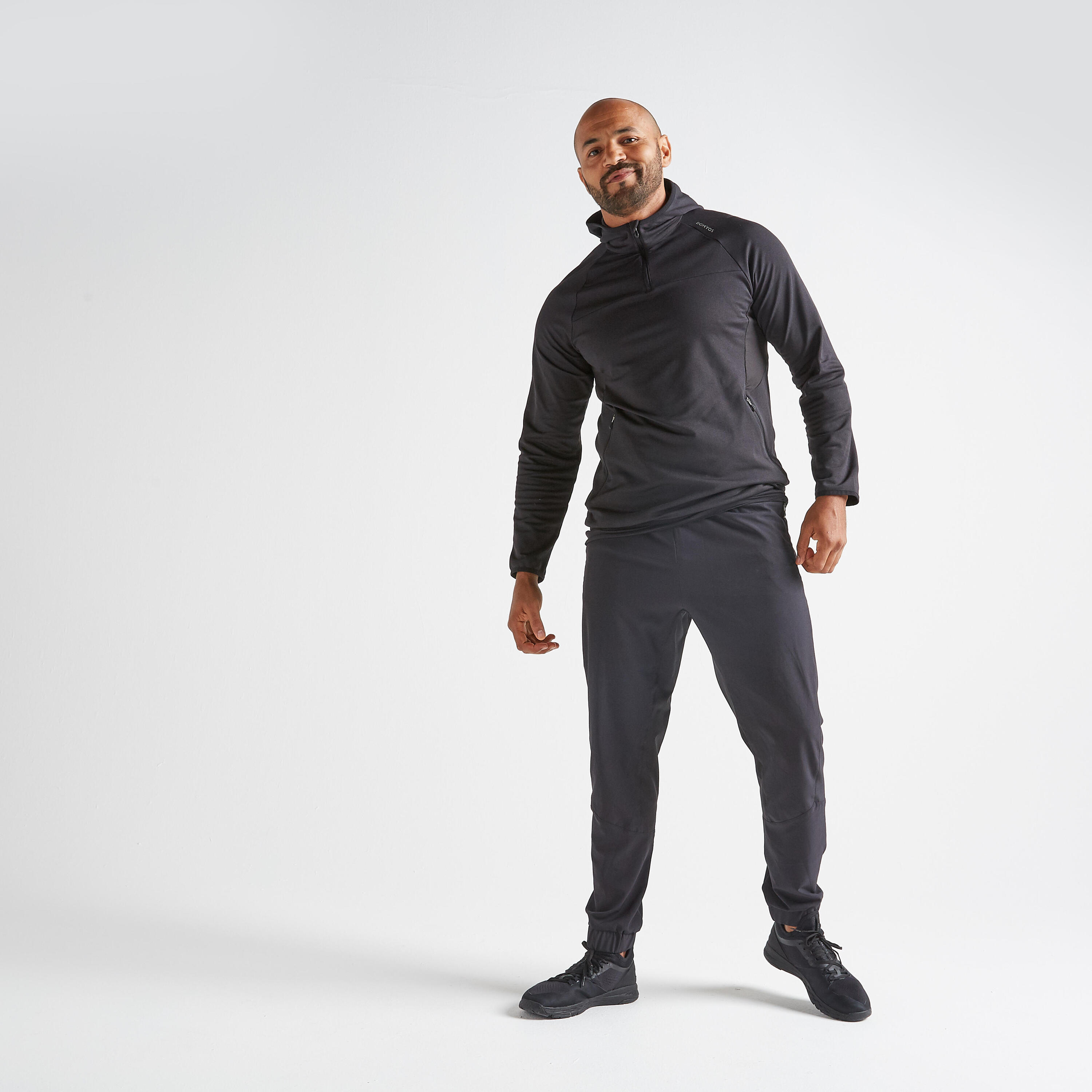 Men's Breathable Fitness Collection Bottoms - Black 30/43