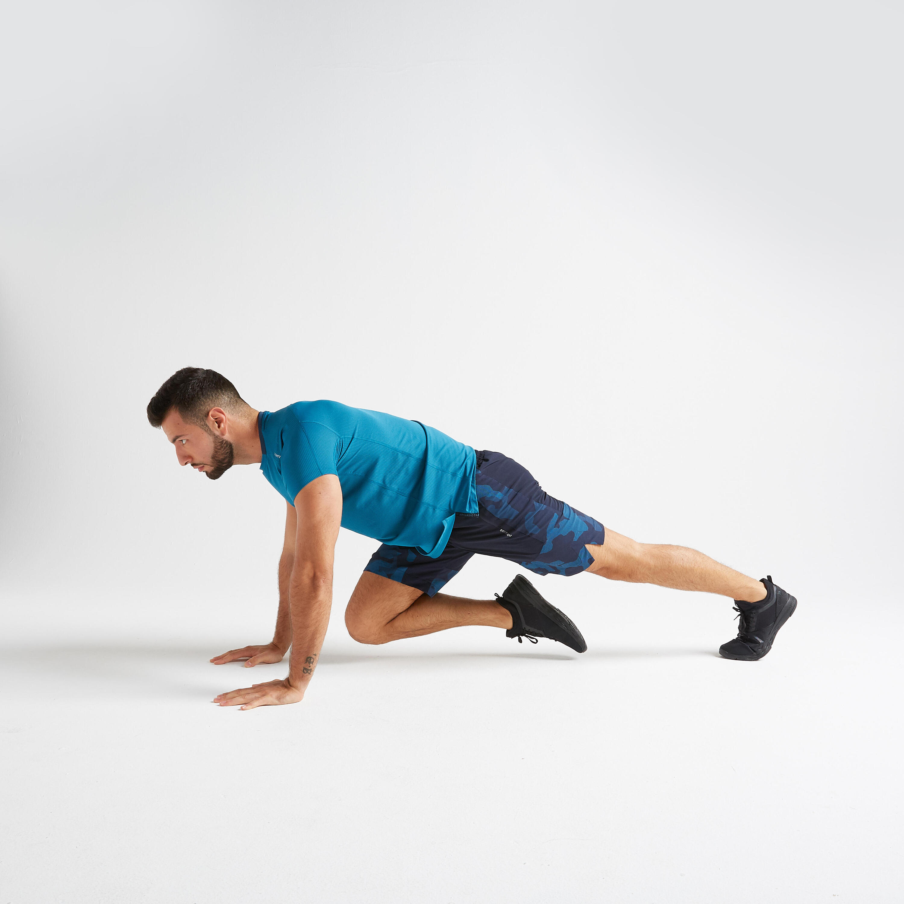 FST 500 Fitness Cardio Training Shorts - Blue 2/7
