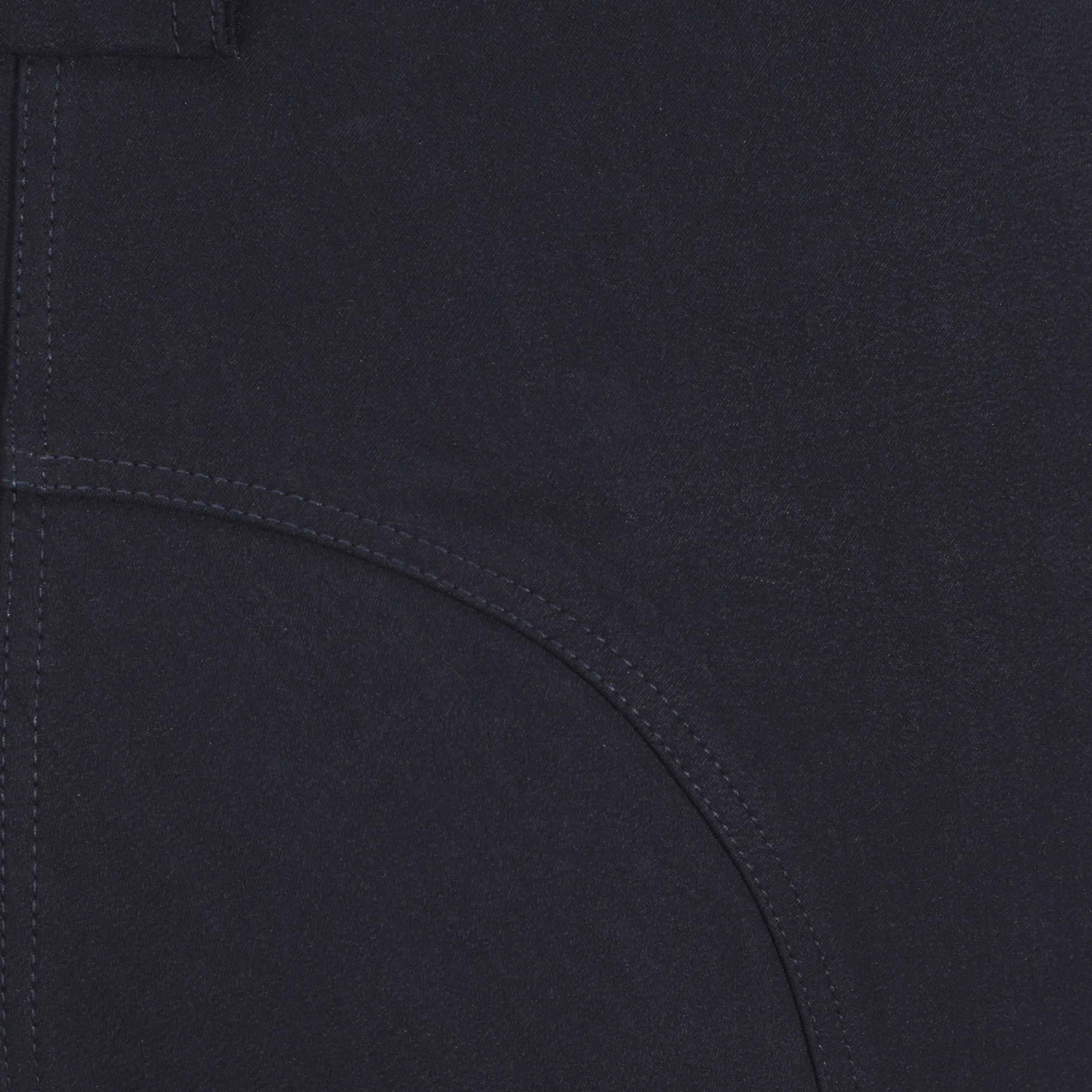 Pantalón equitación mujer BR500 badanas Azul marino  17/34