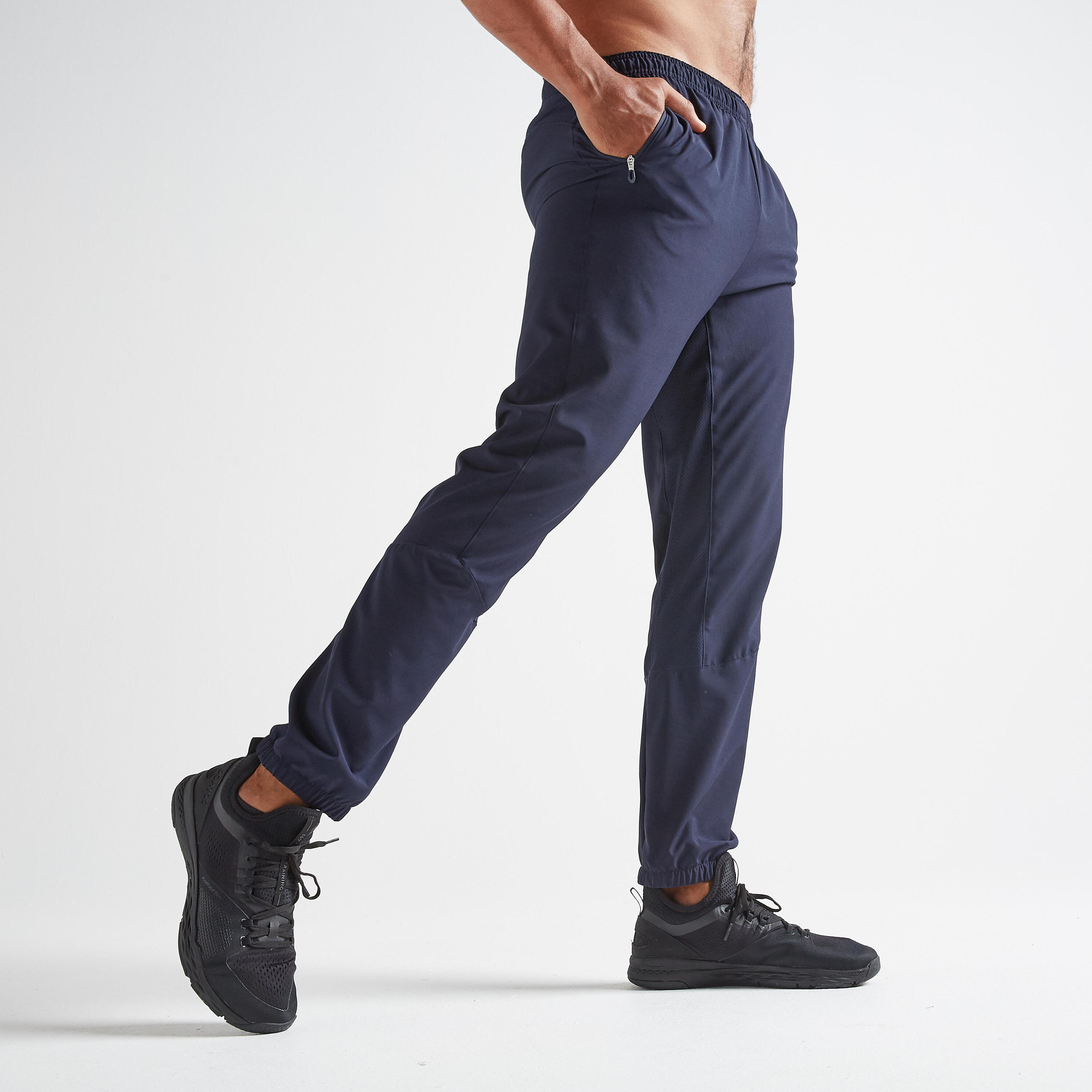 Fitness Training Bottoms 500 - Navy Blue 2/23
