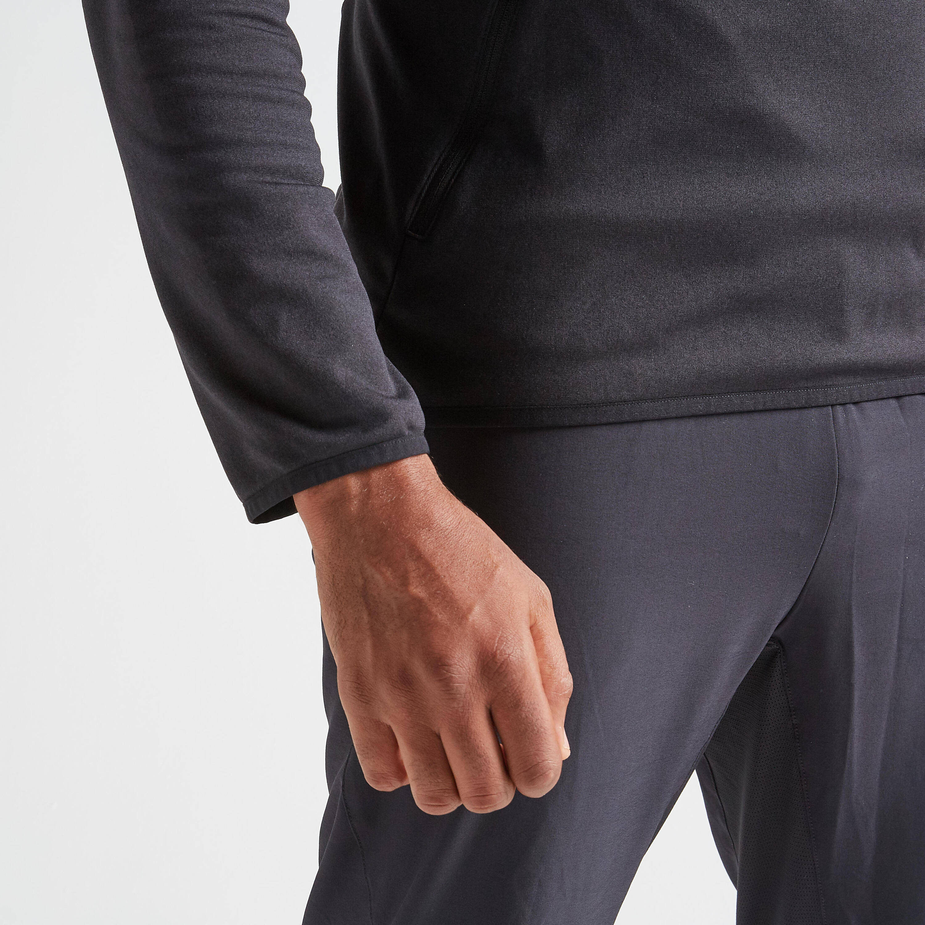FSW 500 Cardio Fitness Sweatshirt - Black 4/7
