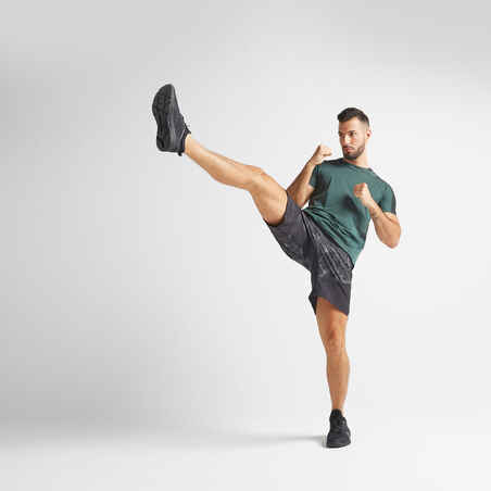 FST 500 Fitness Cardio Training Shorts - Grey/Black