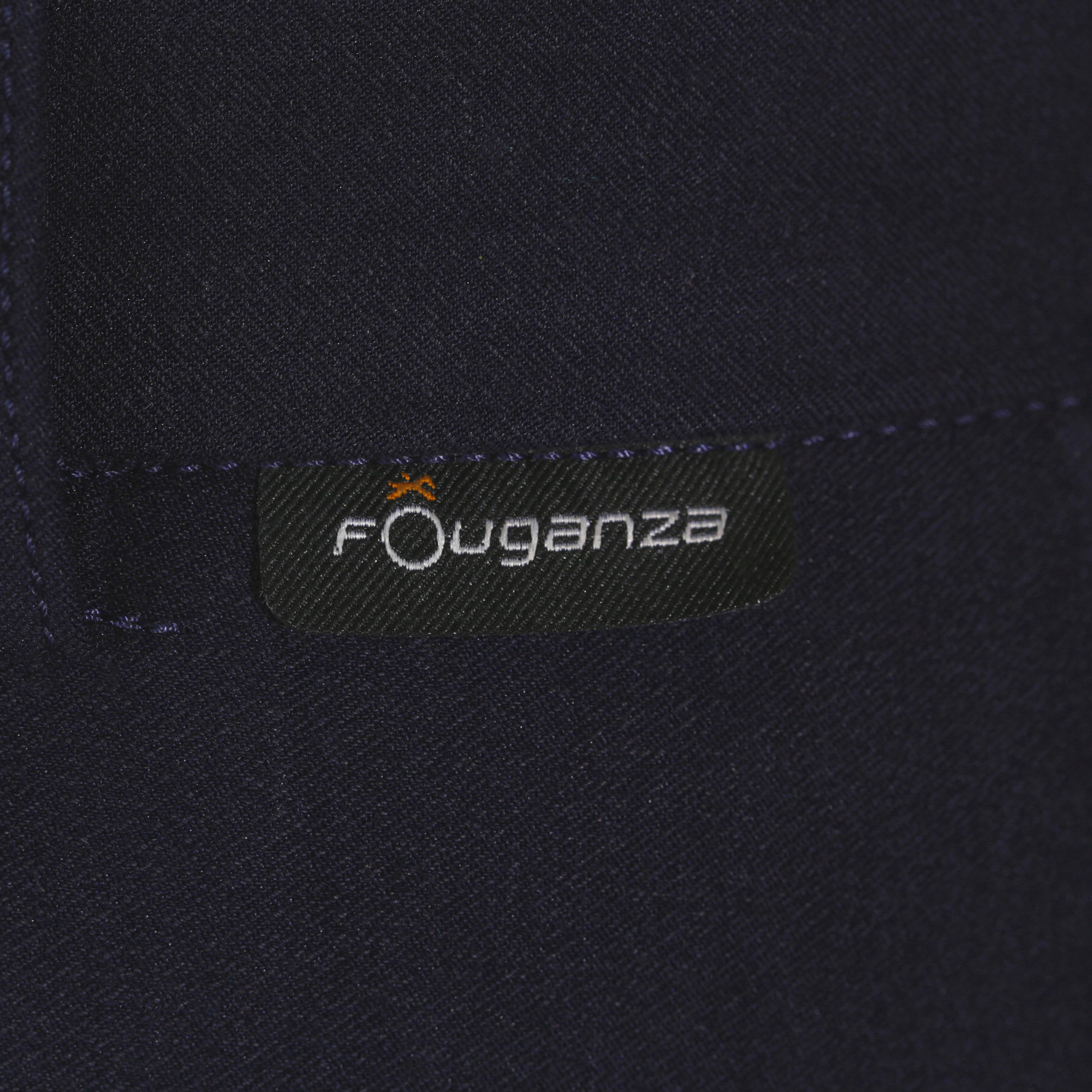 Pantalón equitación mujer BR500 badanas Azul marino  20/34