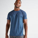 Domyos Fitness shirt FTS 920 voor heren, blauw