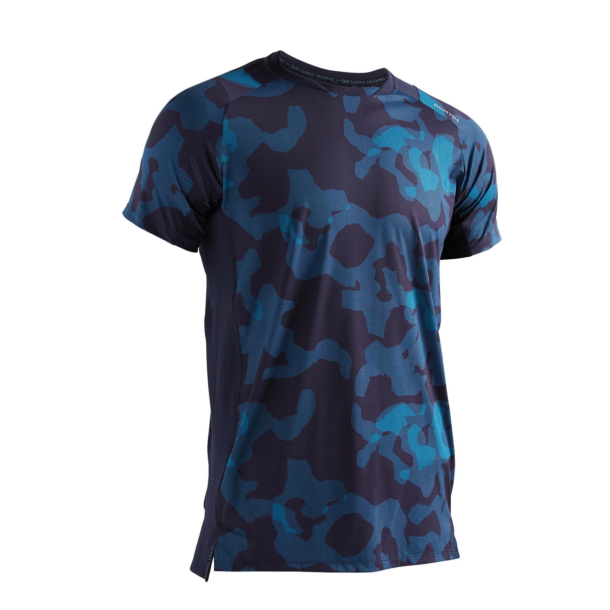 tee shirt bleu turquoise decathlon