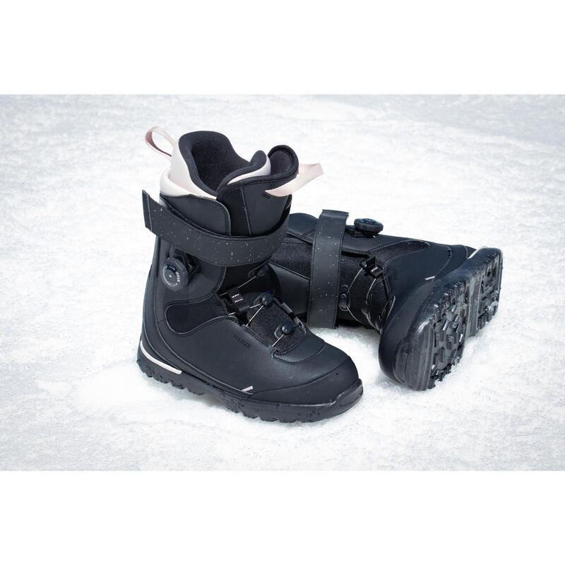 Botas Snowboard Mujer Pista / Fuera Pista, Serenity 500, Negro