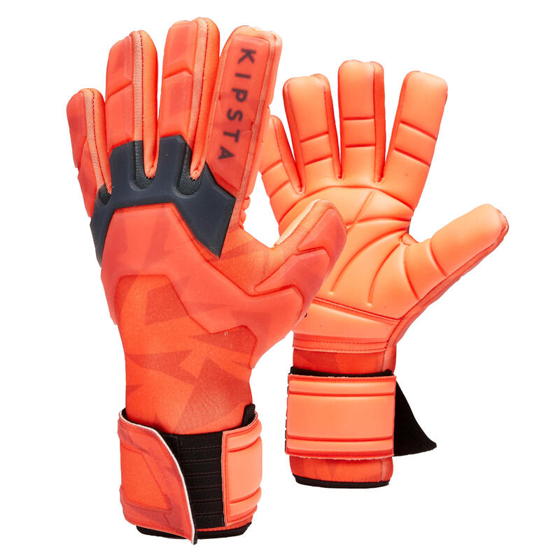 Fotbalové brankářské rukavice s obrácenými švy F900 Cold červené