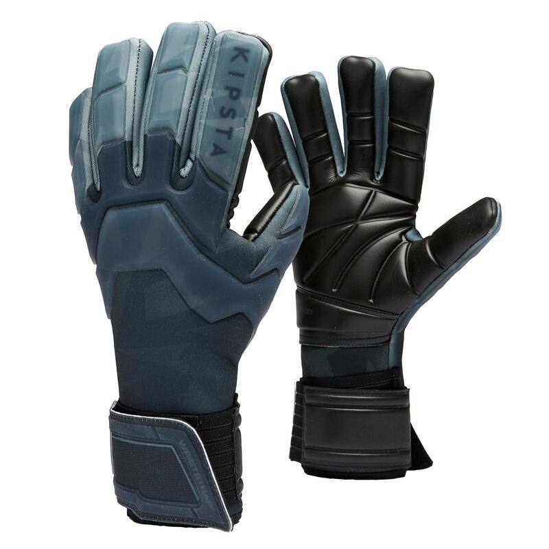 Fotbalové brankářské rukavice s obrácenými švy F900 Cold černé