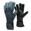 Torwarthandschuhe F900 Supersoft-Latex Rollfinger Erwachsene schwarz