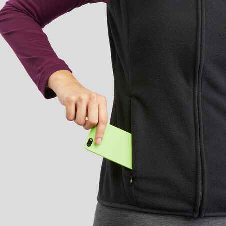 Women’s Hiking Fleece Gilet - MH120