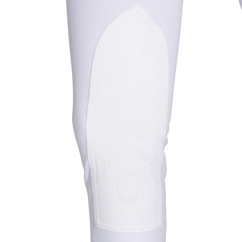 Pantalón Concurso equitación mujer BR500 blanco