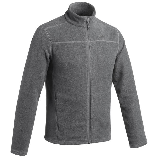 Buy Mens Hiking Fleece Jacket Grey Online