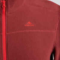 Men’s Mountain walking fleece MH120 - Maroon