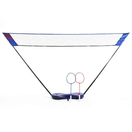 3M Badminton Net With Rackets Easy Set Blue - Perfly